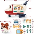 thumbnail image 4 of Toy Airplane Care for Me Learning Carrier Dog con música, 4 of 5