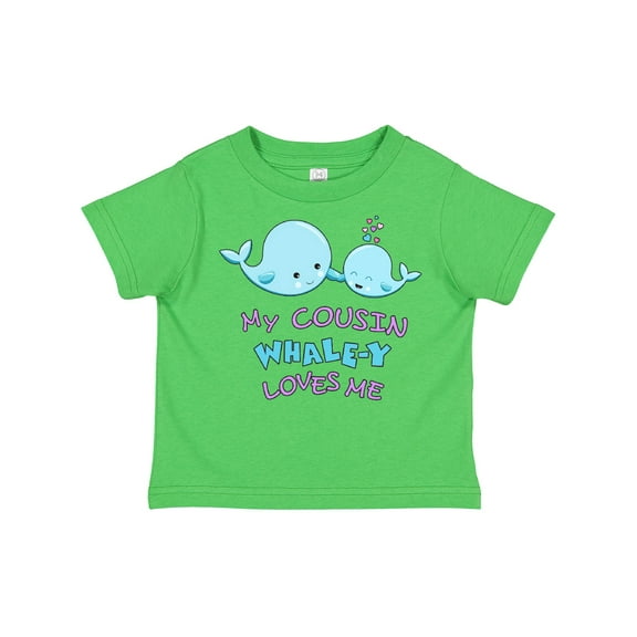 Inktastic My Cousin Whale-y Loves Me Boys or Girls Toddler T-Shirt