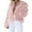 Pink, variant on Fur Coats for Women European and American Wool Imitation Jacket Women's Short Long Sleeve Faux Leather Coat Faux Fur Jacket Women Pink S