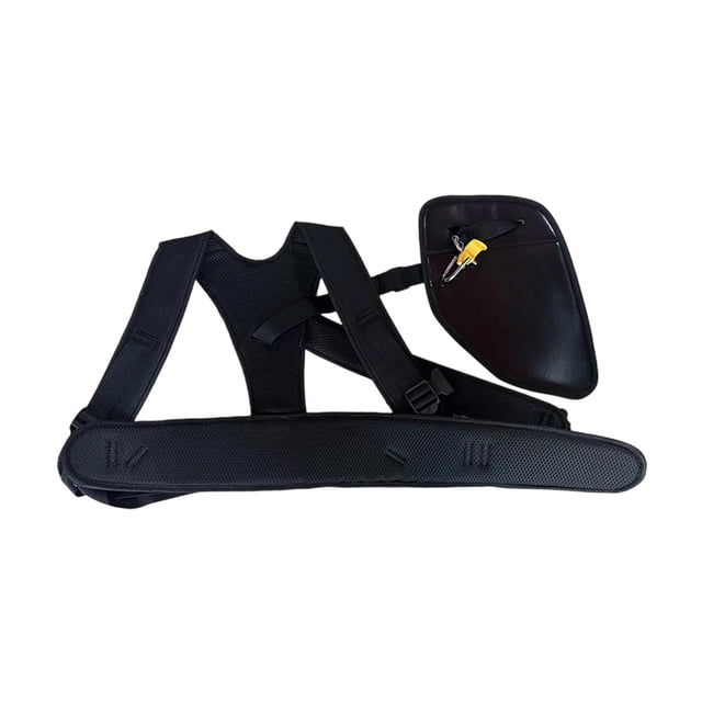 Correa de hombro para desbrozadora, herramienta de jardinería y ligera, arnés doble acolchado para desbrozadora de césped para exteriores.
