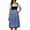 Light Blue, variant on HXWCHs German Oktoberfest Classic Women's Bavarian Style Half Apron Elegant Party Dress with Adjustable Ties for Festive Events M Blue