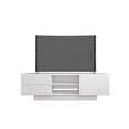 thumbnail image 2 of Pemberly Row Contemporary 2 Drawer TV Stand 60-inch in White, 2 of 5