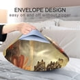 thumbnail image 7 of GZHJMY Satin Pillowcase for Hair and Skin Breathable Slip-Cool, Wrinkle-Resistant Soft and Smooth 20x40In Single Side Envelope Opening Without Zipper Butterfly Sitting, 7 of 7