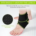 thumbnail image 4 of Ankle Brace for Sprained Ankle, Ankle Support for Women & Men, Adjustable Compression Wrap for Achilles Tendonitis & Plantar Fasciitis Relief (Green), 4 of 8