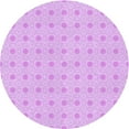 thumbnail image 1 of Ahgly Company Indoor Round Patterned Heliotrope Purple Area Rugs, 6' Round, 1 of 6