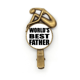 thumbnail image 1 of World 's Best padre Festival quote Broche broche broche broche Metal retro, 1 of 3