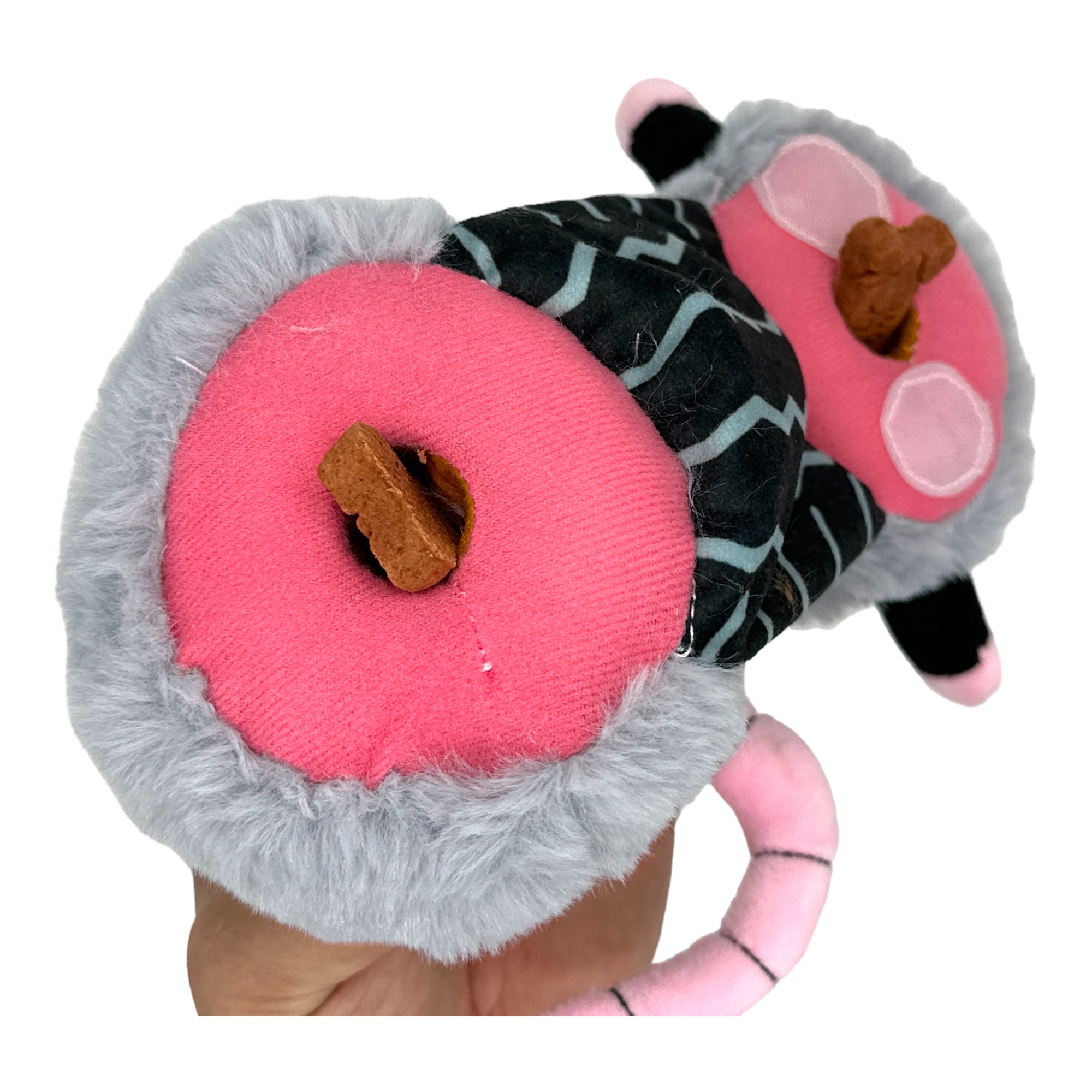 Roadkill Opossum Dog Toy Funny Dead Ran Over Possum Stuffed Chew Toy for Puppies