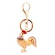 thumbnail image 3 of Llavero de gallo, dije para bolso, brillantes para mochila en 3D, llavero elegante, llaveros para mochila con cierre para mujeres y niñas, 3 of 9