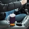 thumbnail image 4 of Yayeee 30oz Stainless Steel Tumbler with Straw and Handle Double-Wall Insulated Travel Water Bottle, Purple Mountain, 4 of 8