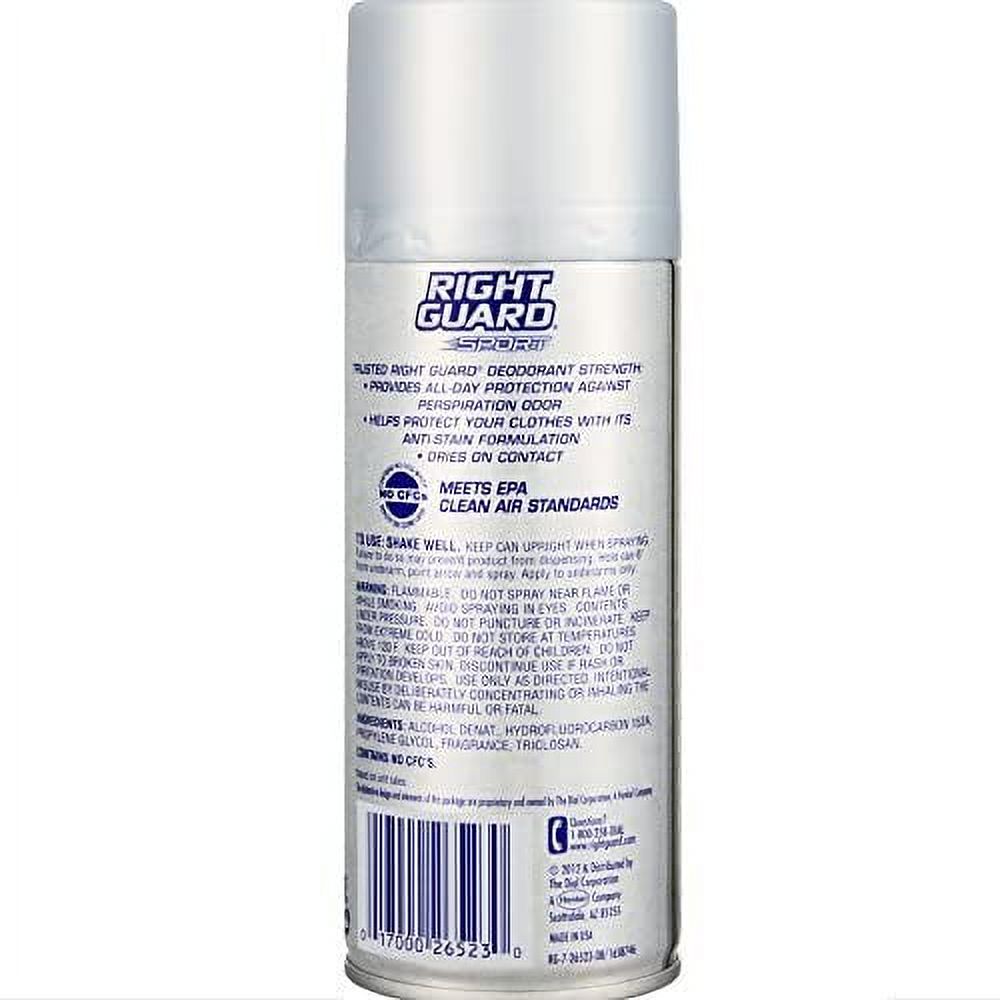 Right Guard Sport Deodorant Aerosol Spray, Fresh, 8.5 Oz - image 2 of 3