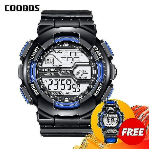 Reloj digital Relojes para hombre Reloj de pulsera luminoso LED Walmart en linea