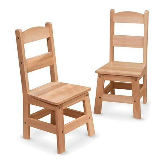 Melissa Doug Kids Wooden Chair Pair Multiple Colors Com