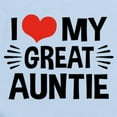 thumbnail image 2 of CafePress - I Love My Great Auntie Infant Bodysuit - Baby Light Bodysuit, Size Newborn - 24 Months, 2 of 4