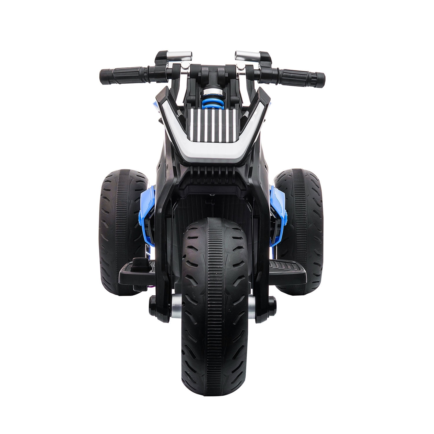 Kepooman 12V Children Ride on Three-wheeled Motorcycles, Kids Electric Bicycles Toys with 4-button Horn for Boys Girls, Blue