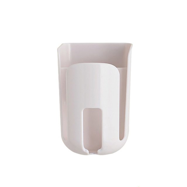 Bearachild Soporte de pared para cepillos de dientes, soporte para vasos a prueba de polvo, organizador adhesivo, accesorios de baño para el hogar, Juegos de accesorios de baño Blanco Bearachild HA078324-01
