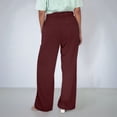 thumbnail image 4 of WILLBEST Pantalones Casuales para Mujer: Pantalones de Vestir de Cintura Alta, Anchos, para Trabajo, Negocios, con Bolsillos para Uso Diario. Mediana, 4 of 4