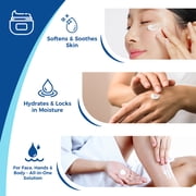 OUKEYA 10% Urea Cream Body Lotion Softens & Soothes Dry Chapped Skin, Face Elbow Lotion 11.28 oz