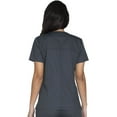 thumbnail image 4 of Cherokee Workwear Core Stretch Scrubs Top for Women V-Neck WW630, XS, Pewter, 4 of 6