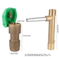 thumbnail image 1 of Robinet Outil d'Irrigation de Jardin Raccord Rapide Filetage Femelle Clé G1'', 1 of 8