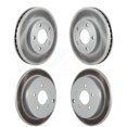 thumbnail image 1 of Genius Front Rear Coated Disc Brake Rotors Kit for Car Buick Rendezvous Pontiac Aztek KG-100705, 1 of 9