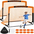 thumbnail image 1 of Kids Soccer Goals FITPARNER 122x91 cm Portable 2 Set, 1 of 8
