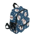 thumbnail image 2 of ALAZA Sport Baseball Star Stipes School Backpack Small Bookbag Mini Bags, 2 of 6