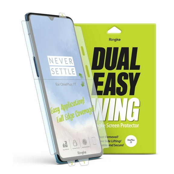 Ringke Dual Easy Film Wing Screen Protector [2 Pack] for Oneplus 7T