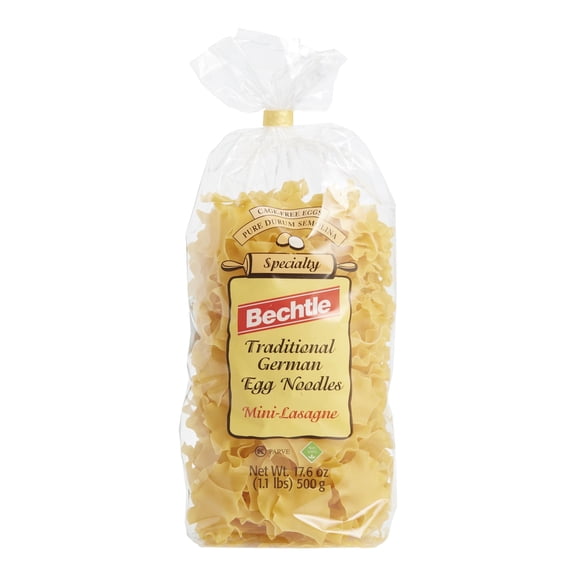 Bechtle Mini Lasagne Egg Noodles 17.6 oz. Pack of 3