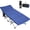 Blue-XL 32", variant on Folding Camping Cot with Memory Foam Mattress, 800LBS Capming Cots for Adults, 28" Extra Wide Sleeping Cot with Carring Bag, Portable Folding Bed Cots for Capming, Hiking, Indoor Use - Beige