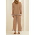 thumbnail image 2 of Conjunto Coordinado PRETTYGARDEN Suéter Caqui Talla Mediana, 2 of 7