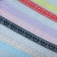thumbnail image 6 of 10 Yard Lace Ribbon Floral Pattern Lace Trim Ribbon for Sewing Making, And Diy Crafts, Gift Wrapping, Bouquets, Wedding Decor by Elapind, 6 of 7