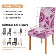 thumbnail image 6 of Colorful Classic Paisley Vintage Dining Chair Covers Set of 4 Bohemian Floral Ethnic Retro Decorative Pattern Washable Polyester Stretch Slipcovers Removable Protector for Farmhouse Decor, 6 of 6