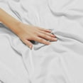 thumbnail image 5 of Lux Decor Collection King 6 Piece Sheets Set - Microfiber 16 Inch Deep Pocket Bed Sheets - White, 5 of 8