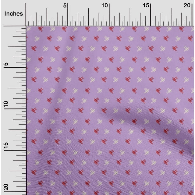 oneOone Cotton Flex Fabric Hash Sign Kasuri Print Fabric By Yard 40 Inch Wide