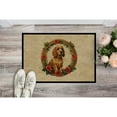 thumbnail image 4 of Carolines Treasures DAC2346JMAT 24 x 36 in. Unisex Cocker Spaniel Christmas Flowers Doormat, 4 of 6