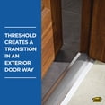 thumbnail image 4 of M-D Building Products 08102 3-3/4 in. x 3/4 in. x 36 in. Silver Aluminum and Vinyl Heavy-Duty Low-Profile Threshold, 4 of 9