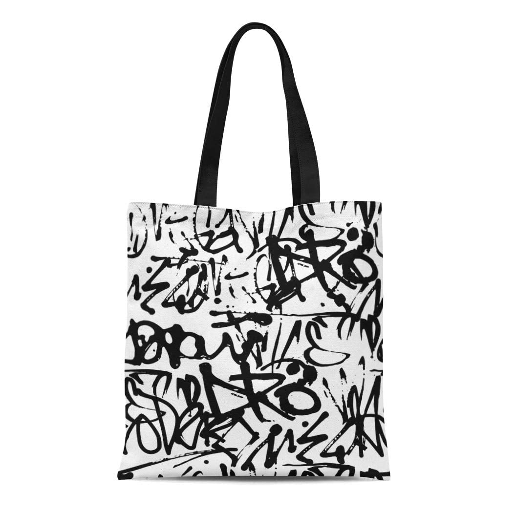 HATIART Canvas Tote Bag Graffiti Abstract Tags Letters Without Meaning Street Retro Old Reusable Shoulder Grocery Shopping Bags Handbag | Walmart Canada HATIART Canvas Tote Bag Graffiti Abstract Tags Letters Without Meaning Street Retro Old Reusable Shoulder Grocery Shopping Bags Handbag | Walmart Canada