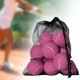 thumbnail image 1 of 12 pelotas de tenis de 64 mm de diámetro para jugar y entretenerse en interiores Rosa, 1 of 8