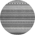 thumbnail image 2 of Addison Rugs Mayfield Premium Machine Washable Transitional Stripes Gray Round Rug, 8' x 8', 2 of 6
