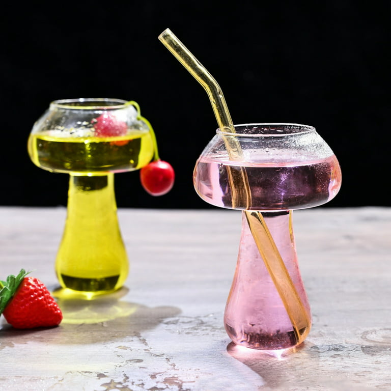 A creative cocktail glass - in a variety of shapes. Also drank at a bar  night