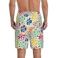 thumbnail image 4 of Lsque Cartoon Flowers Mens Sleep Pajama Shorts,Short Pajama Pants, Cotton Ultra-Soft Knit-Small, 4 of 9