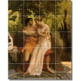 thumbnail image 1 of Ceramic Tile Mural-William Bouguereau Men Women Painting 48. 24" w x 30" h using (20) 6 x 6 ceramic tiles, 1 of 3