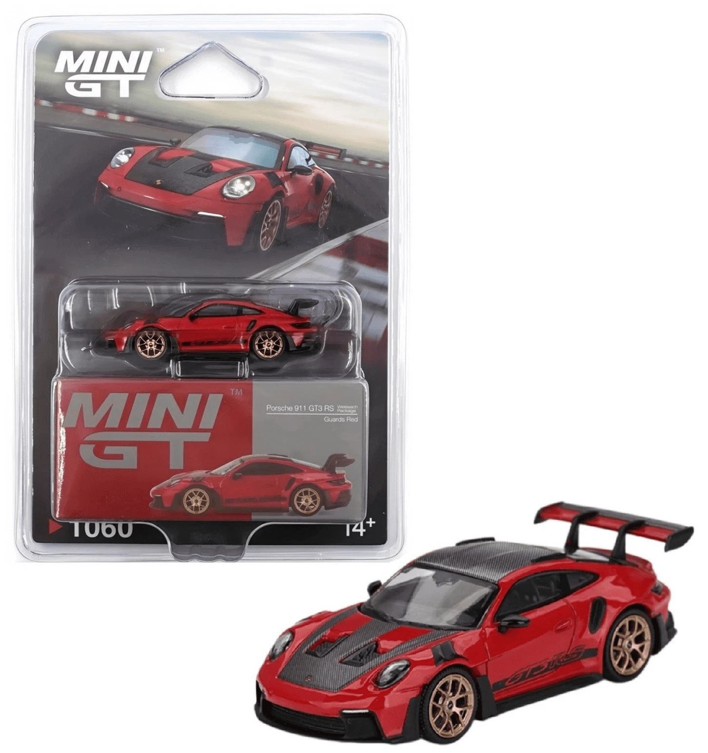 Mini GT Skeleton Rexy Porsche 911 GT3 R #77 AO Racing 2025 IMSA