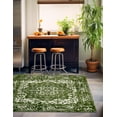 thumbnail image 3 of Unique Loom Richmond Collection Area Rug - Medallion (7' 10" Square Green/Ivory), 3 of 6