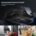 thumbnail image 6 of Decase Case for Samsung Galaxy Z Fold 6, Shockproof Magnetic 360° Rotating Kickstand Phone Case, Wireless Charging Supported,Black, 6 of 10