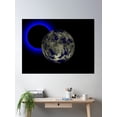thumbnail image 2 of Solar Eclipse Poster Wall Art, Modern Wall Decor, 16x24 UNFRAMED, 2 of 3