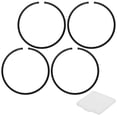 thumbnail image 1 of Uxcell 4-Pack Engine Piston Rings Kit, 54mm x 1.5mm Thick Ductile Iron Piston Ring Set Standard Replacement for Small Engines/Motors/Machinery [Black], 1 of 6