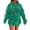Green, variant on Half Sweatshirts Hoodies Teens Ladies Zipper Sweatshirts Women S Sweat Shirts Long Sweatshirt Hoodie Women's Women's Fashion Hooded Sweatshirt With Print Long Sleeve Drawstring Pullover Comf Red XXXXL
