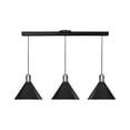 thumbnail image 1 of Luminario Colgante Maxxi 3 Campanas Metal Negro MX-CL7020/S/3, 1 of 3