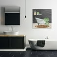 thumbnail image 3 of Stupell Industries Botanical Bathtub Scene Bath & Laundry Painting Wrapped Canvas Art Print Wall Art, 30 x 30, 3 of 8